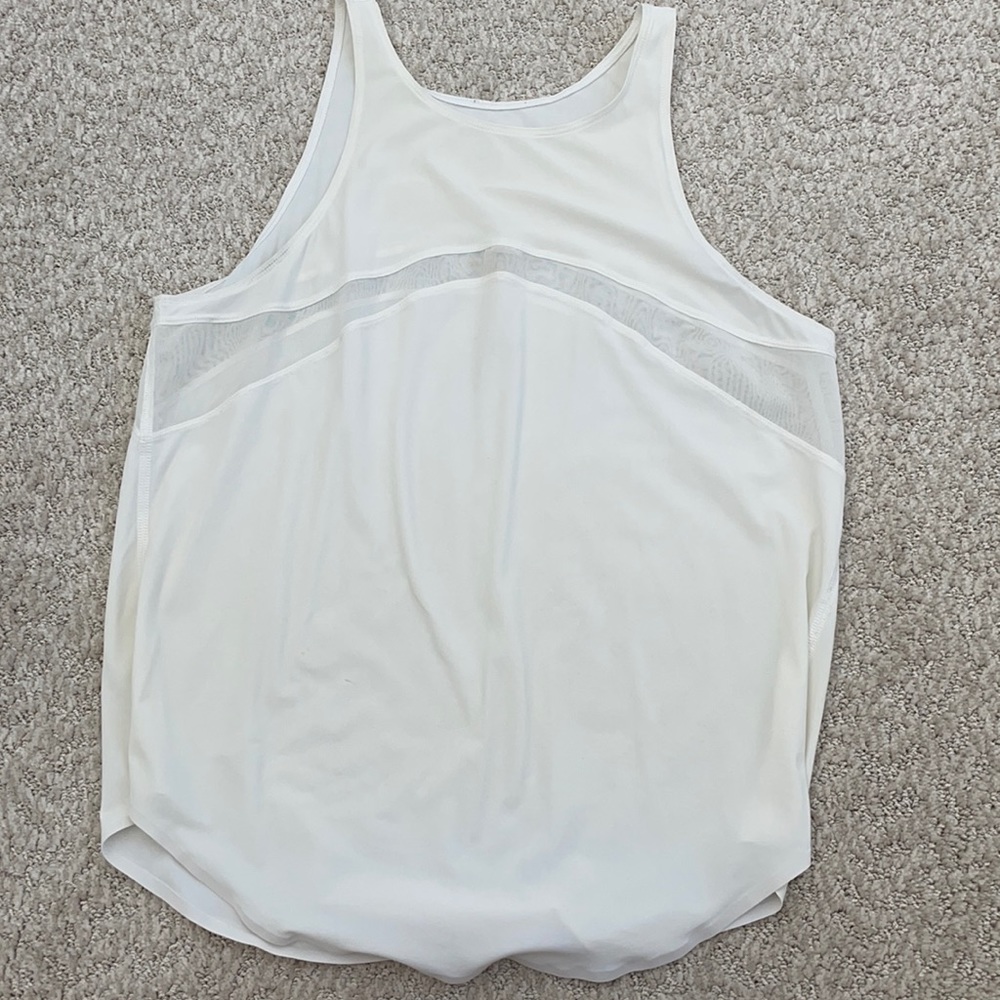 Lululemon tank with mesh detail